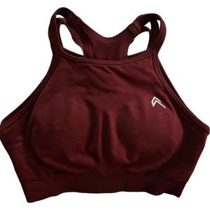 Oner Active Effortless High Neck Bralette - Rosewood size L
